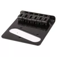Бридж для электрогитары Telecaster, черный, Musiclily, MX0823BK