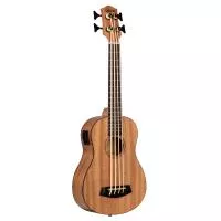 Укулеле бас со звукоснимателем, с чехлом, цвет натуральный, Cascha, HH-2175