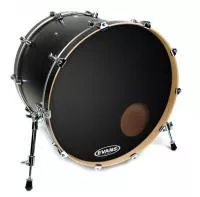 BD22RB Пластик для бас барабана на 22" резонансный, серия EQ3  Reso Black Evans