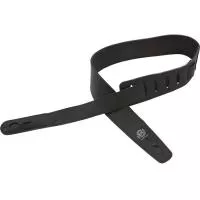 Ремень для гитары с блокировкой, кожа, чёрный, Lock-It Straps, D'Andrea, LIS-038-L2.75-BLK