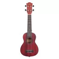 Mahogany Series Укулеле сопрано, с чехлом, красный, Cascha, HH-2263