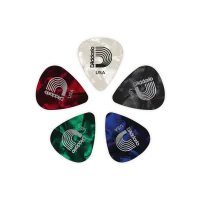 Pearl Celluloid Heavy Медиаторы разноцветные толстые, целлулоид, 10шт Planet Waves, 1CAP6-10