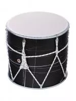 Барабан кавказский 10", цвет черный мрамор, с чехлом, MEZZO, MZ-B10mbk