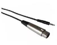 MFS-110 Кабель микрофонный, XLR3F/3.5mm, стерео, 3.05м, Leem