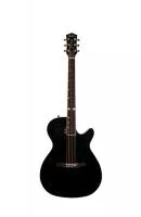 046188 Doyle Dykes Multiac Steel HG Электро-акустическая гитара, черная, с чехлом, Godin