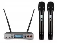 Беспроводная микрофонная система, 2 ручных передатчика, LAudio, LS-211-2M