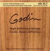 A6 Xlt Комплект струн для акустической гитары, фосфорная бронза, 10-47, Godin, 008988