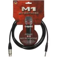 M1 Кабель микрофонный XLR-6.35мм, 7.5м, Klotz, M1FP1K0750