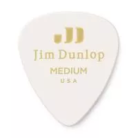 Genuine Celluloid Медиаторы, 12шт, средние, белые, Dunlop, 483P01MD