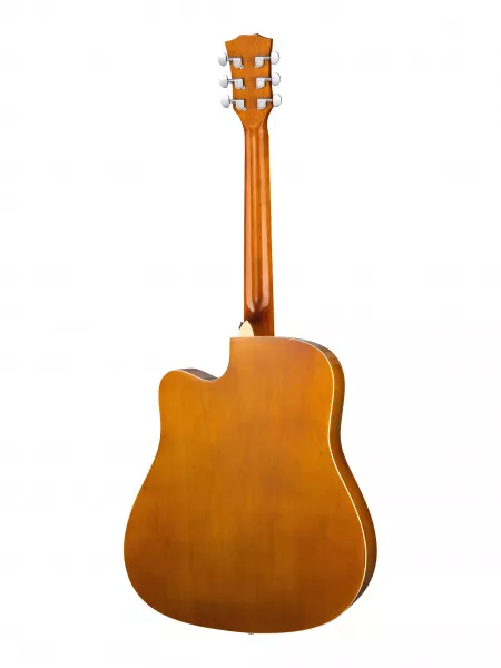 Акустическая гитара, с вырезом, санберст, Mirra, MAG-41C-SB  рис.2 