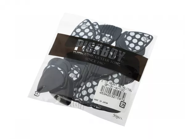 Celltex Heavy Metal Медиаторы 50шт, толщина 1.0мм, Pickboy, GP-31-4/100  рис.2 
