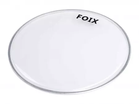Пластик для малого и том барабана 14", прозрачный, Foix, FDH-25TR-14