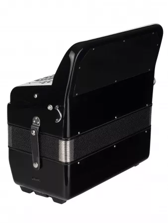 Аккордеон кнопочный 70/96/7/2, черный, с футляром, Aurus, JH5096-BLACK