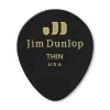 Black Teardrop Медиаторы, 12шт, капля, тонкие, Dunlop, 485P03TH