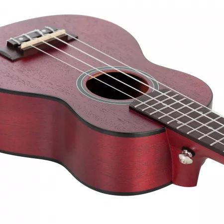 Mahogany Series Укулеле сопрано, с чехлом, красный, Cascha, HH-2263