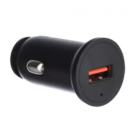 Автомобильное зарядное устройство GPQC11-1U 1USB 18Вт, черный, GoPower, 00-00028407
