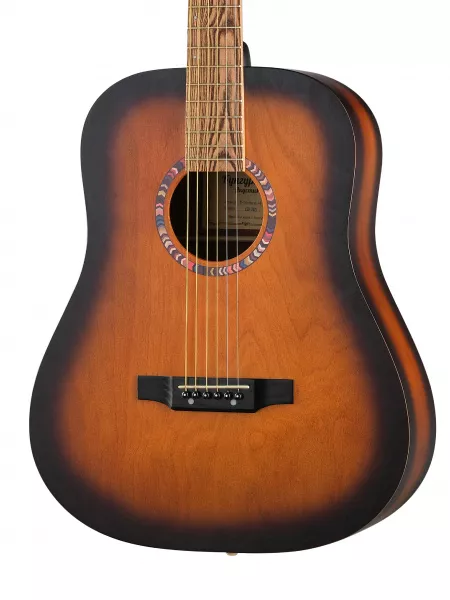 Гитара акустическая, санберст, Кунгурская Акустика, D-Sunburst  рис.2 
