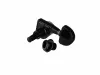 Колки для гитары 3+3, локовые, черные, Gotoh, SG381-MGT-20-B-L3+R3