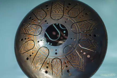 KSY.30.C.e.1-2x Глюкофон 30см, полукруглые лепестки, двусторонний, гравировка 