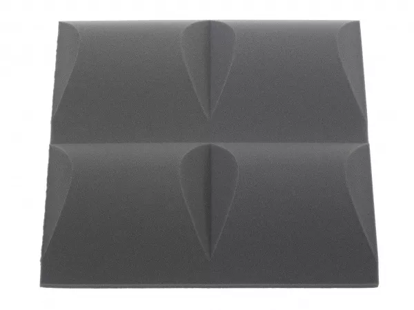 Акустический поролон Convex4 480х480х60, АТЕХ, АП75-ЧЁРНЫЙ  рис.2 