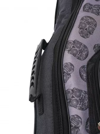 Чехол для классической  гитары, MEZZO, MZ-ChGC-3skull2/grey