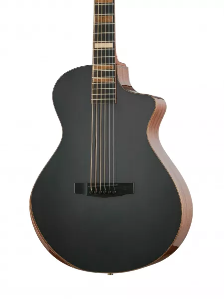 Masterpiece Series Электро-акустическая гитара, с чехлом, Cort, Modern-Black-WCASE-TBK  рис.2 