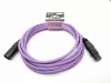 Кабель микрофонный 1м, фиолетовый, ZZcable, E1-XLR-M-F-0100-7