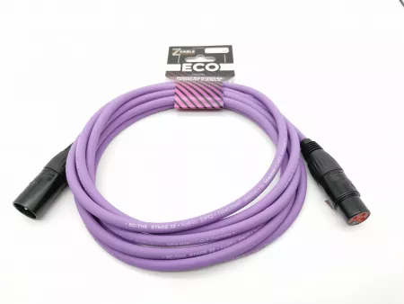 Кабель микрофонный 1м, фиолетовый, ZZcable, E1-XLR-M-F-0100-7