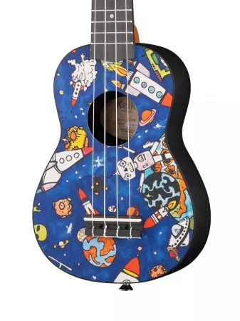Keiki Designer Series Укулеле сопрано, с чехлом и тюнером, Ortega, K2-SP