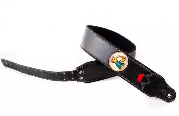 Groove Old School Pin-Up Ремень для гитары, текстиль/синтетика, RightOn Straps, 8419612002395  рис.2 