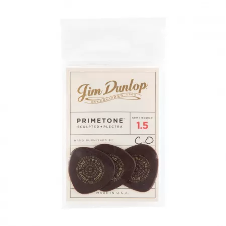 Primetone Медиаторы 3шт, толщина 1,5мм, полукруглые, Dunlop, 515P1.5