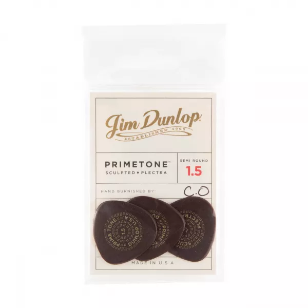 Primetone Медиаторы 3шт, толщина 1,5мм, полукруглые, Dunlop, 515P1.5  рис.2 