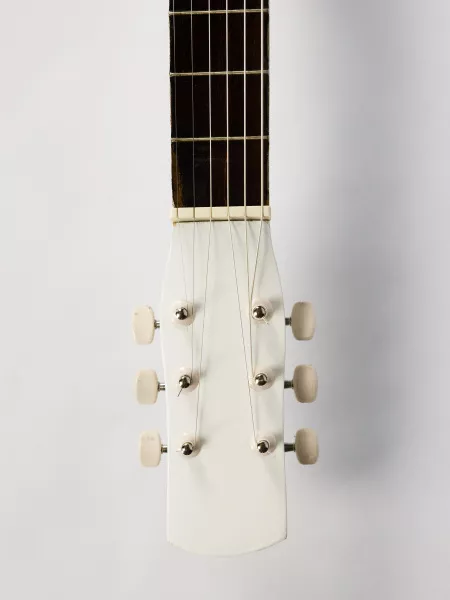 Акустическая гитара, белая, АККОРД, ACD-41A-85-WH  рис.2 