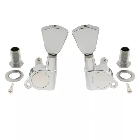 Колки для гитары 3+3, хром, Musiclily, MX1345CR-3MX1346CR-3