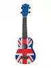 Укулеле сопрано, с рисунком Union Jack, Mirra, UK-300-21-YG