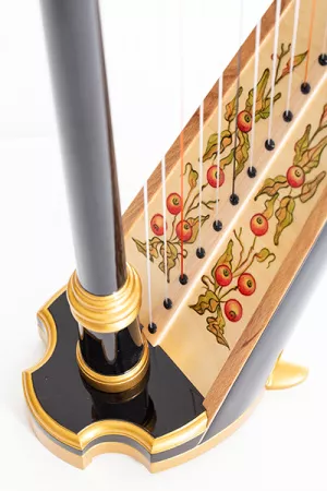 MLH0014 Capris Арфа 21 струнная (A4-G1), цвет - черный глянцевый, Resonance Harps