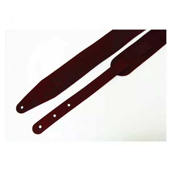 Leather Ремень для гитары, кожаный, цвет махагон, Fidel, FL50035L  рис.2 