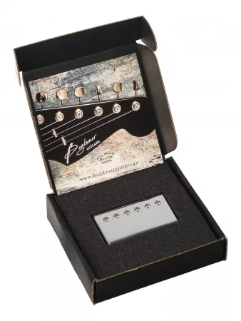 Vintage PAF Звукосниматель магнитный, нековый, хром, Bagdasar guitars, BGP501NC