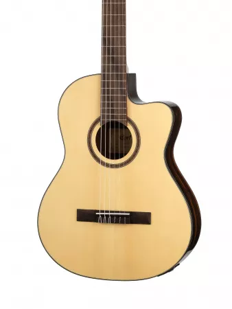 Classic Series Классическая гитара со звукоснимателем, с вырезом, Cort, AC160CFTL-NAT