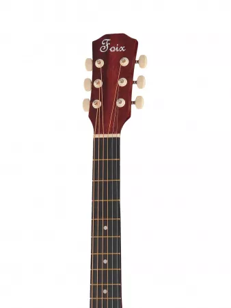Акустическая гитара, с вырезом, цвет натуральный, Foix, FFG-3810C-NAT