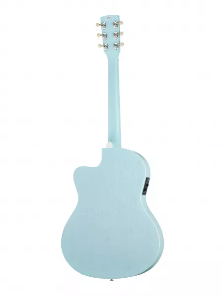 Jade Series Электро-акустическая гитара, голубая, с чехлом, Cort, Jade-Classic-SKOP-bag  рис.2 
