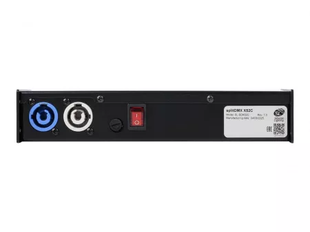 splitDMX X52C Сплиттер DMX512, 2xDMX-входа, 5xDMX-выходов, Siberian Lighting, SL-SDX52C