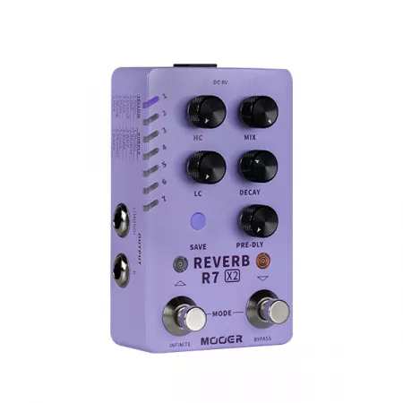 R7 X2 Reverb Педаль эффектов, Mooer, M723