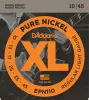 EPN110 XL PURE NICKEL Струны для электрогитары нейлоновые Regular Light 10-45 D`Addario