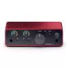 Scarlett Solo Звуковая карта USB, 24 бит/192 кГц, 2 входа-2 выхода, Focusrite, Scarlett-Solo-4th-gen