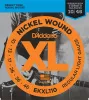 EKXL110 Nickel Wound Комплект струн для электрогитары, Regular Light, усиленные, 10-46, D'Addario