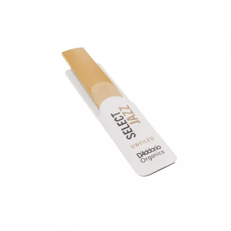 Organic Select Jazz Unfiled Трости для саксофона альт, размер 2M, 10шт, D'Addario, ORRS10ASX2M