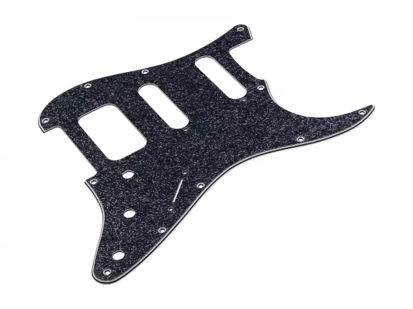 Защитная накладка электрогитары Stratocaster, HSS, черная, D'Andrea, DPP-ST-BKS-HSS  рис.2 