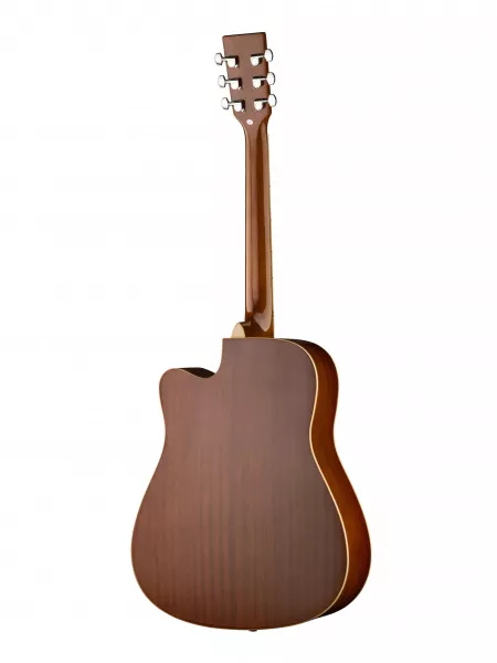 Акустическая гитара, санберст, с вырезом, Homage, LF-4121C-SB  рис.2 