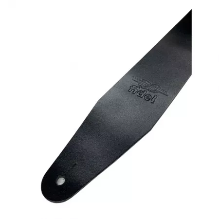 Leather Ремень для гитары, кожаный, черный глянцевый, Fidel, FL50004L